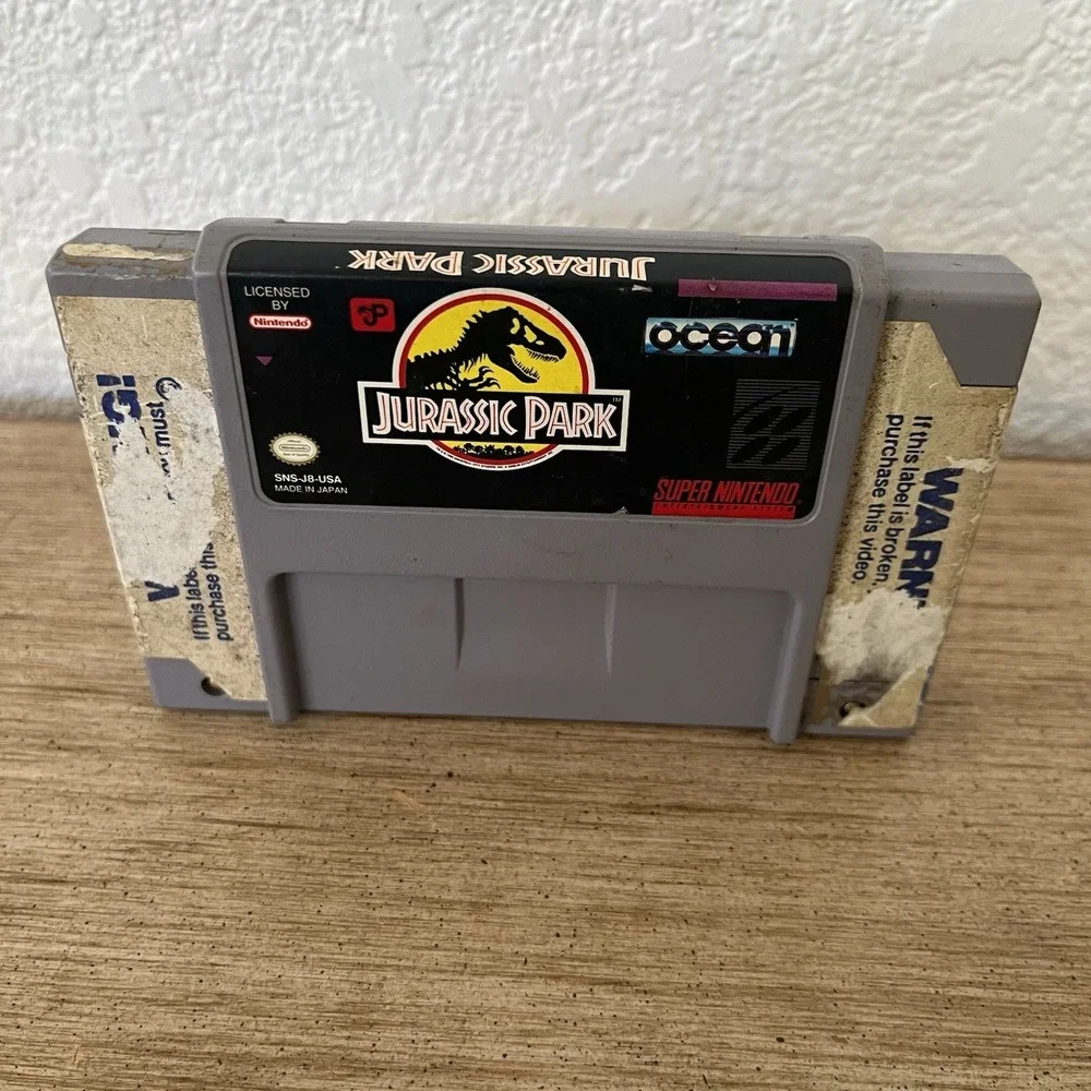 Authentic Nintendo SNES Jurassic Park SNES Working Tested Super Nintendo